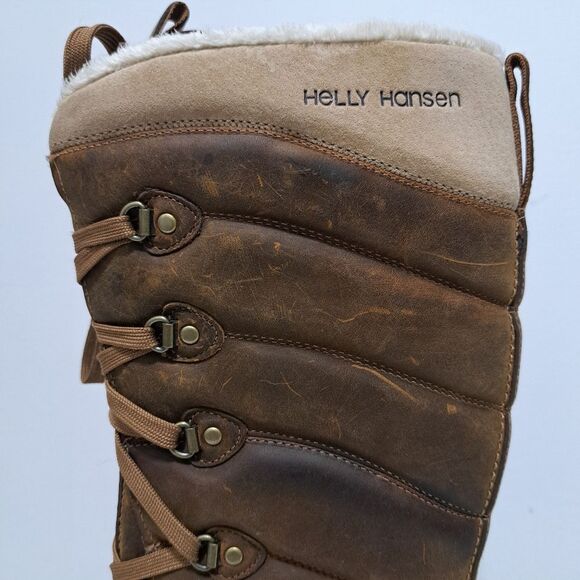 Helly Hansen Waterproof SKULD 3 Lace Up Lined Winter Boots Cornstalk/Slate Sz 6 - Picture 11 of 17